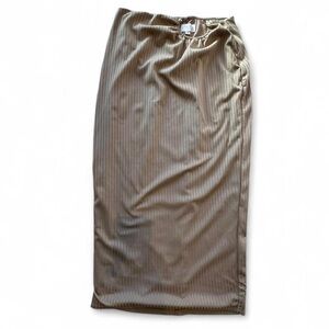 Camila Coelho Babi Midi Skirt in Nude S
